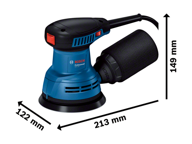 Ekscentrični brusilnik Bosch GEX 125, 06013A8020